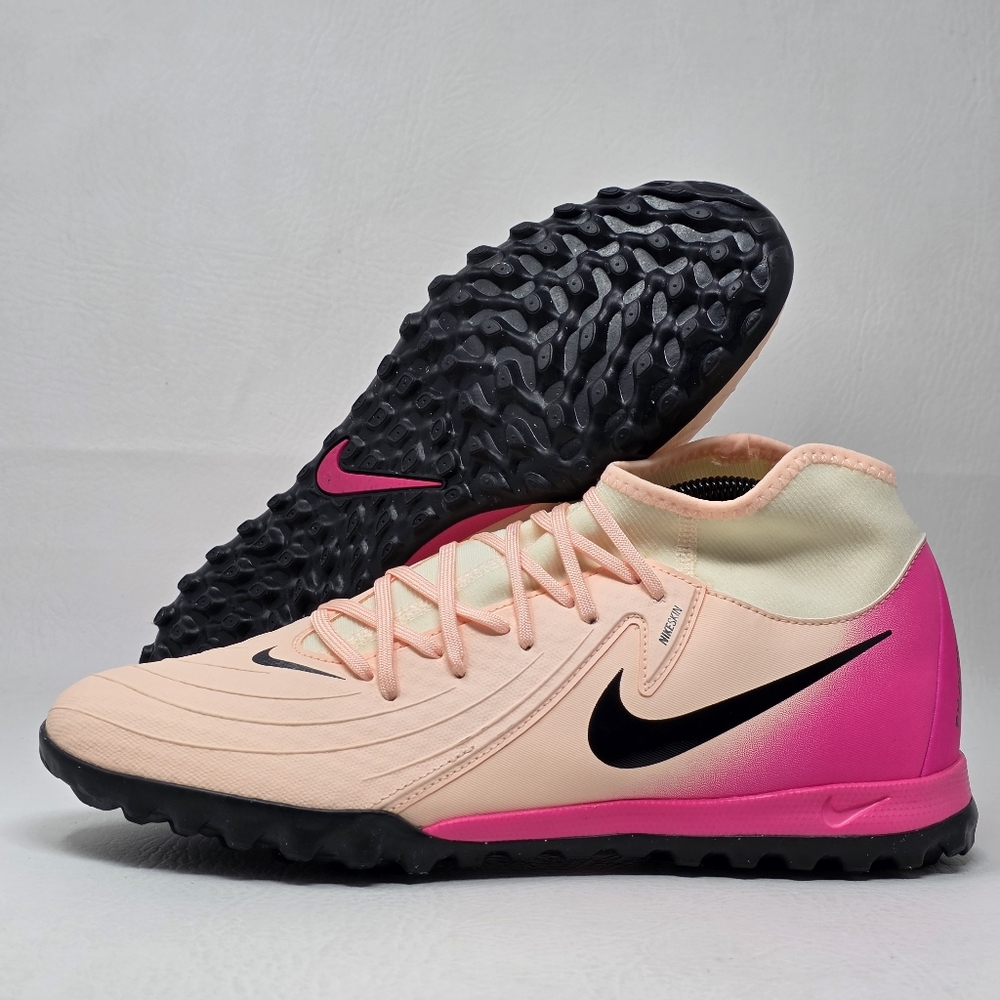 Nike Phantom Luna Turf Soccer Shoes Men’s Size 10 Peach Pink FJ2566-800 New